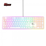 Klaviatūra Royal Kludge RK918 (Balta) - RK Blue switches