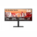 LG | 34BA75QE-B | 34 " | IPS | 21:9 | 60 Hz | 5 ms | 3440 x 1440 pixels | 300 cd/m&sup2; | HDMI ports quantity 2