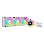 be quiet! Light Loop IO LCD 360 Balta | 360mm ARGB | 2,1" LCD | Skysčio au&scaron;intuvas