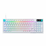 LOGITECH G316 X 98 Wired Gaming Keyboard - WHITE - US INT'L - USB - EMEA28i - 935 - TACTILE