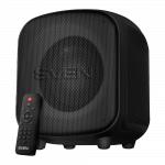 Speaker SVEN PS-555, black, power output 65 W (RMS), TWS, Bluetooth, USB, microSD, RC, lithium battery