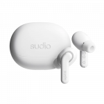 Sudio Earbuds | E4 Pro | Bluetooth | In-ear | Microphone | Cloud White | Noise canceling | Noise reduction | Wireless