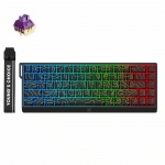 Klaviatūra MCHOSE Ace 68 Magnetinė Hall Effect (Black Topographic) - TTC Dragon Lord Magnetic Switch