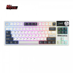 Klaviatūra Royal Kludge S85 (White Night) - RK Beige Switches