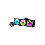 Lian Li GA II Trinity 360 Juoda | 360mm RGB | Skysčio au&scaron;intuvas