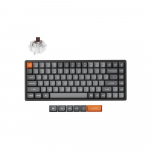 Keychron K2 Max QMK/VIA Wireless RGB - US Layout - Hot-Swappable Super Brown (K2M-J3) Belaidė Žaidimų Klaviatūra