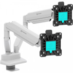 MONITOR ACC DESK MOUNT/13-32" BLK/WHT G160-BW ONKRON