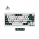 Klaviatūra Keychron Q1 Magnetinė Hall Effect (Shell White) - Gateron Double-Rail Magnetic Nebula Switches