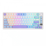 Klaviatūra Royal Kludge RK M75 (Taro Milk) - RK Creamy switches
