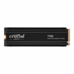 Crucial T700 1TB PCIe Gen5 NVMe M.2 SSD with heatsink