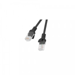 Lanberg | Patchcord CAT.5E UTP | PCU5-10CC-0100-BK | 1 m | Black