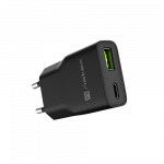 Natec Ribera USB Charger Gan Slim USB 1X USB-A + 1X USB-C 20W | NUC-2377