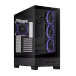 ASUS A31 PLUS TG ARGB Black | Juodas ATX korpusas | 4&times; ARGB ventiliatoriai | Panoraminis stiklas