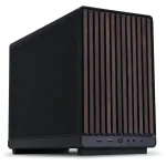 Lian Li A3-mATX Wood Edition Black | Juodas Micro-ATX korpusas | Medinis priekis