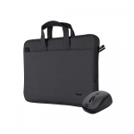 NB CASE BOLOGNA 16" +MOUSE SET/BLACK 24988 TRUST