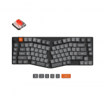 Klaviatūra Keychron K15 Max (Juoda) - Žemo profilio Gateron Red Switchai