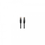 LANBERG Patchcord cat.6 UTP LSZH CU 1m black Fluke passed