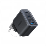Anker Nano Charger 70W, 3 ports, Black | 2 x 24 pin USB-C, 4 pin USB Type A