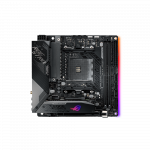 Asus ROG STRIX X570-I GAMING | Processor family AMD | Processor socket AM4 | DDR4 | Supported hard disk drive interfaces SATA, M.2 | Number of SATA connectors 4