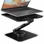 AXAGON STND-LRB stand with 360&deg; rotation for laptops and tablets | Adjustable Height, Angle | 10-17.3 " | Maximum weight (capacity) 5 kg | Black
