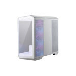 MSI MAG PANO M100R PZ White | Baltas Micro-ATX korpusas | 4&times; ARGB ventiliatoriai | Panoraminis stiklas