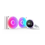 NZXT Kraken Elite 280 RGB Balta | 280mm LCD | Skysčio au&scaron;intuvas