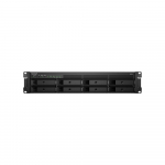 SYNOLOGY RS1221RP+ 8-Bay NAS-Rackmount AMD Ryzen V1500B quad-core 2.2 GHz 4GB DDR4 up to 32GB RJ-45 4x1GbE 2xUSB 3.2 1xeSATA
