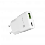 Natec Ribera USB Charger Gan Slim USB 1X USB-A + 1X USB-C 20W | NUC-2376