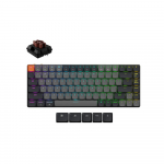 Keychron K3X RGB Wireless (K3X-B3) &ndash; US Layout &ndash; Low Profile Gateron Brown &ndash; Black (Juoda) Mechaninė Belaidė Klaviatūra