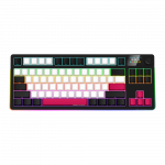 LORGAR KBP70TKLW, Wireless TKL Mechanical Gaming Keyboard Pro, Black/red, EN layout