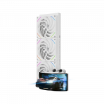 Thermalright Rainbow Vision 360 Turbo ARGB AIO Au&scaron;intuvas | White | 6.67" LCD ekranas