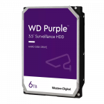 HDD Video Surveillance WD Purple 6TB CMR, 3.5'', 256MB, SATA 6Gbps, TBW: 180