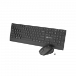 Natec Keyboard and Mouse | Stringray 2 | Keyboard and Mouse Set | Wireless | US | Black