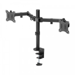 Goobay Dual Monitor Mount Flex | Swivel, Tilt, Rotation | 17-32 " | Maximum weight (capacity) 8 kg | Black