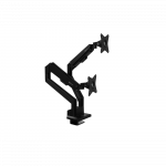 Arozzi Desk Mount | Neo Duo - Gas Spring Monitor Arm AZ-ALZARE-NEO-DUO-BK | Tilt, Swivel, Rotation | Maximum weight (capacity) 9 kg | Black