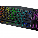 Razer | BlackWidow V4 Low-Profile Tenkeyless HyperSpeed | Keyboard | Wireless | US | Bluetooth | Yellow Switches | Black