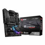 MSI | MPG B550 GAMING PLUS | Processor family AMD | Processor socket AM4 | DDR4 | Memory slots 4 | Chipset AMD B | ATX