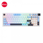 Klaviatūra Royal Kludge KZZI K98 (Polar White) - Rainbow Switches