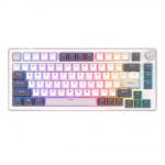 Klaviatūra Royal Kludge RK H81 (White Night) - RK Sky Cyan switches
