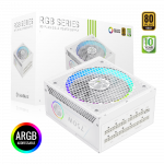 Gamemax PSU | RGB 750G WH | 750 W | Gold | White | Full Modular