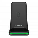 CANYON wireless charger WS-304 15W 3in1 Black