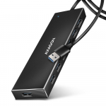 AXAGON SuperSpeed USB-A FLAT Hub | HUE-F7A