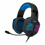 Gaming headphones with microphone SVEN AP-U980MV black-blue (USB, LED, 7.1)
