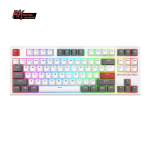 Klaviatūra Royal Kludge RK R87 (Balta) - RK Red Switches