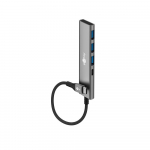 Goobay Slim 4-Port USB Hub, USB-C to USB-C/USB-A, 5 Gbit/s | 76562