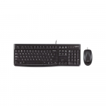 LOGITECH MK120 Corded Combo - BLACK - USB - US INT'L - EER