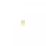 LANBERG Patchcord Cat.6 UTP 0.25m yellow 10-pack