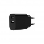 GEMBIRD 2-port universal USB charger 2.4A black