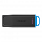 KINGSTON 128GB Portable USB 3.2 Gen 1 DataTraveler Exodia Black/Blue