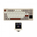 Klaviatūra Epomaker RT80 (Balta/Pilka) - Wisteria Linear Switches